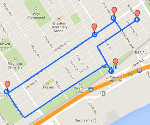 Follow The Tacony Hoagie Trail